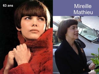 Mireille  Mathieu 63 ans 