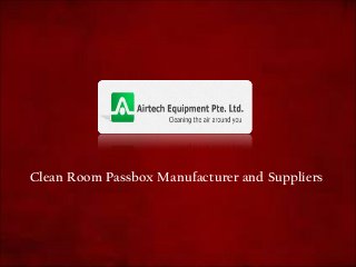 Clean Room Passbox Manufacturer and Suppliers
 