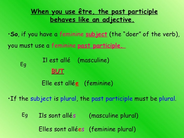 Passé composé