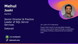 AI Impacts on the DBA: SQL Server Monitoring with Datavail TechBoost | PPTX