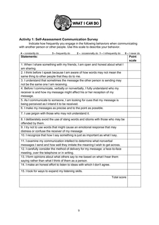 Strategies of Communication - Oral Commu | PDF
