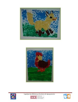 Logotipo das Bibliotecas Escolares do Agrupamento
 