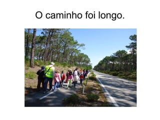 O caminho foi longo.
 