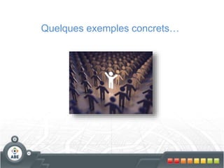 Quelques exemples concrets…
 