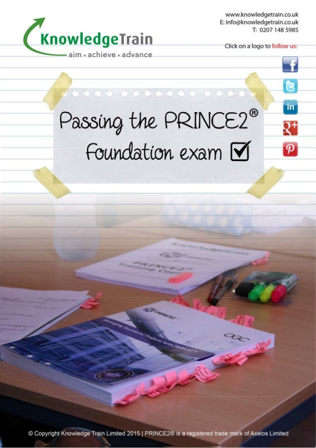 PRINCE2Foundation Schulungsunterlagen