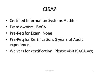 CISA Ausbildungsressourcen | Maxtic