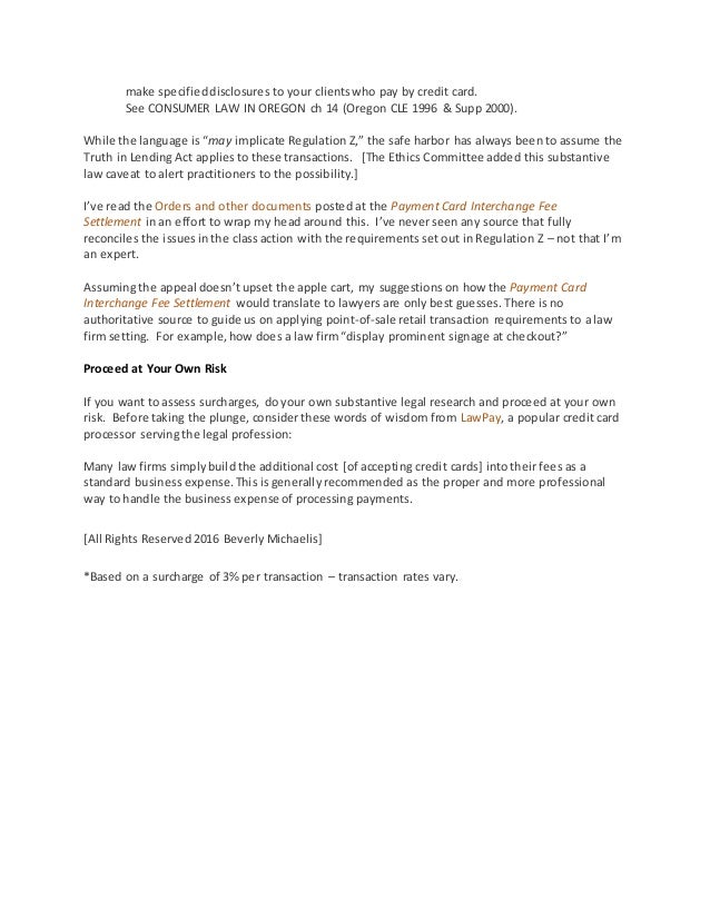 credit card payment agreement