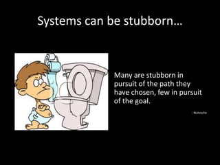 Why are we doing all this?