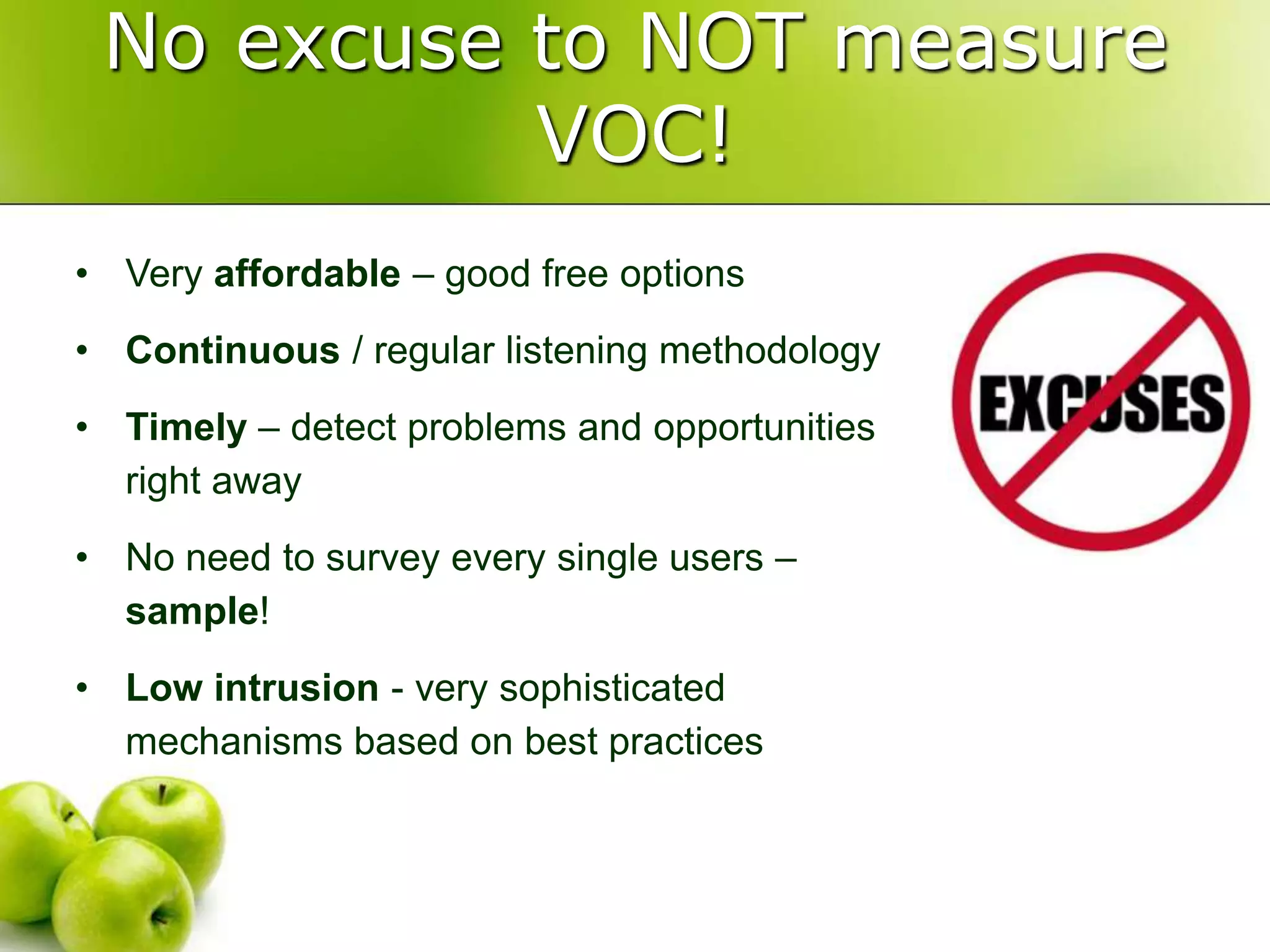 No excuse to NOT measure VOC!Very affordable – good free options