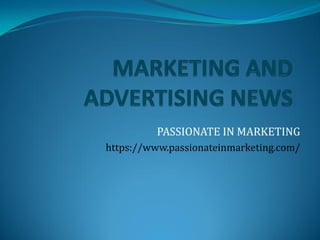 PASSIONATE IN MARKETING
https://www.passionateinmarketing.com/
 