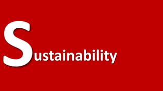 ustainability
 