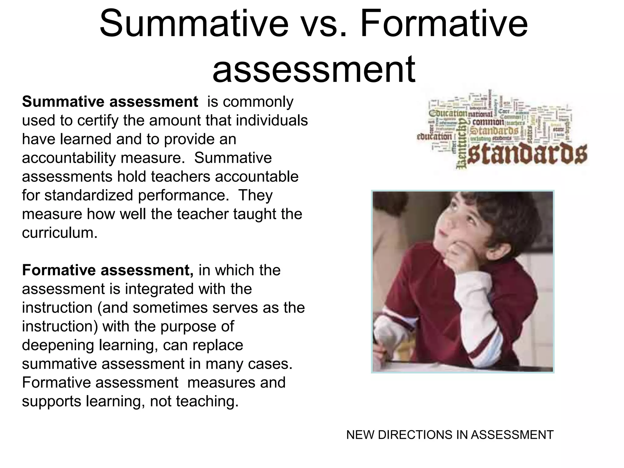 Shift from emphasis on teaching…NEW DIRECTIONS IN ASSESSMENTTO AN EMPHASIS ON CO-LEARNING