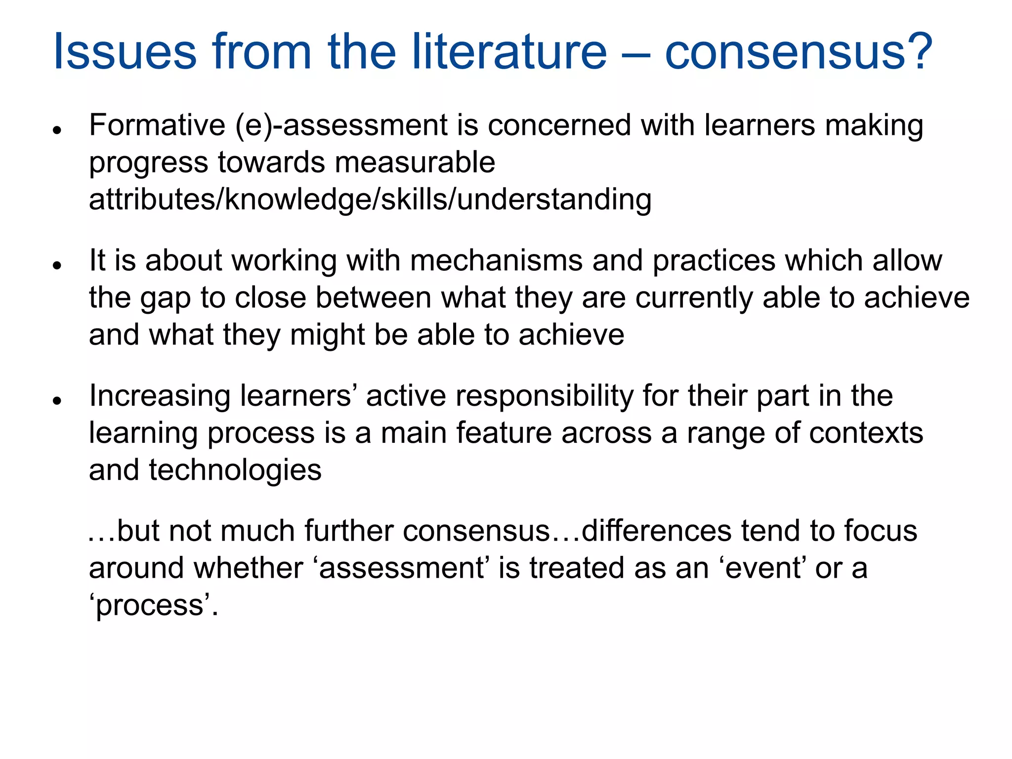 Shift ToShift FromPhoto Credit :http://www.annedavies.com/assessment_for_learning_tr_tjb.htmlSheryl Nussbaum-Beach21stcenturycollaborative.comNEW DIRECTIONS IN ASSESSMENT