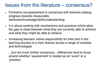Shift ToShift FromPhoto Credit :http://www.annedavies.com/assessment_for_learning_tr_tjb.htmlSheryl Nussbaum-Beach21stcenturycollaborative.comNEW DIRECTIONS IN ASSESSMENT