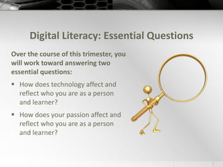 What Motivates Students?Students respond positively to tasks that they perceive as challenging but “do-able” and that have relevance (value) to them.  Also, creative tasks, which provide the student a degree of freedom in their resolution (e.g., creating artworks that use design principles and functions to solve specific visual art problems embodied in the standards; composing a musical composition) can be a source of personal pride and intrinsic motivation.  To maximize motivation, then, teachers should develop tasks that are authentic, appropriately challenging, relevant, and creative.Passion Motivates Students!Kellaghan, T., Madaus, G.F., & Raczek, A. (1996). The use of external examinations to improve student motivation. Washington, DC: American Educational Research Association. 