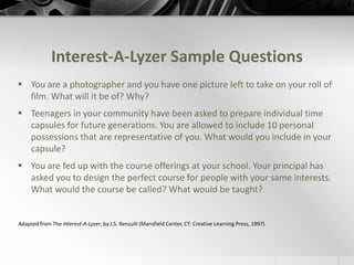 Digital Literacy: Course OutlinePassion-Based LearningNetworkingSocial BookmarkingEffective Search StrategiesWebsite EvaluationCopyright, Fair Use, and Creative CommonsExpressionStylesFinal Product Presentation