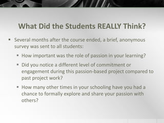 Final Project ExamplesExpression Style: ArtisticPassion: AnimationTechnology Tool: Pencil