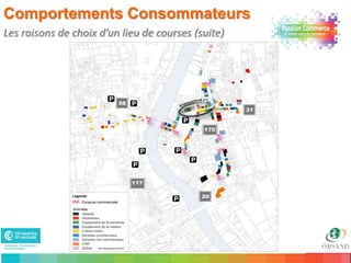 Comportements Consommateurs
Les raisons de choix d’un lieu de courses (suite)




15
 