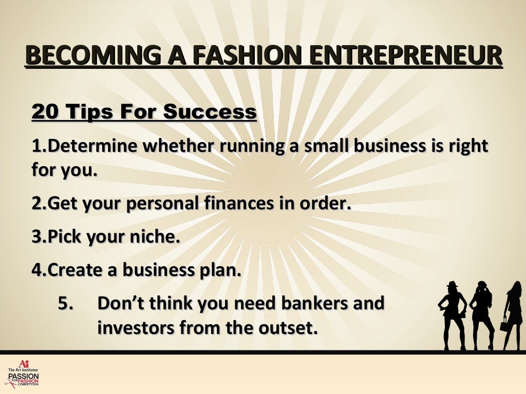 a Fashion Entrepreneur