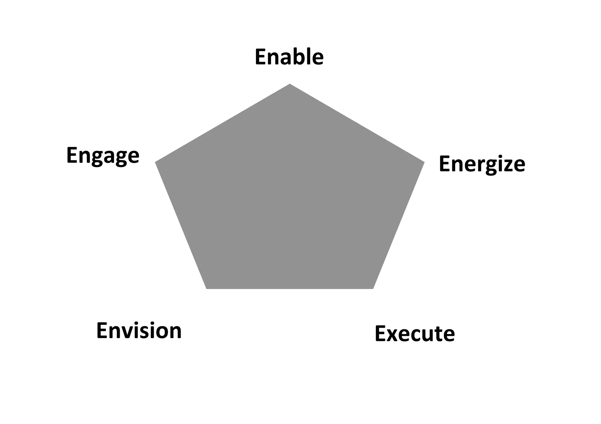 Engage	
Enable	
Energize	
Envision	 Execute	
 