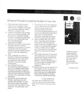 The 32 Principles.pdf Passion Principles | PDF