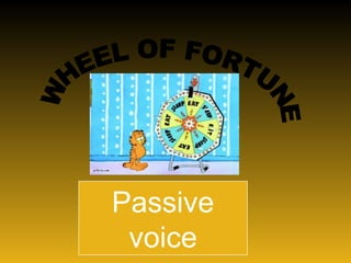 Passive
 voice
 