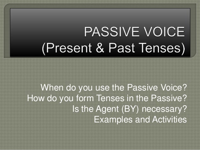 Passive Elementary 4 Eso