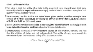 PASSIVE AND ACTIVE REINFORCEMENT LEARNING | PDF