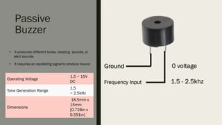Passive buzzer | PDF