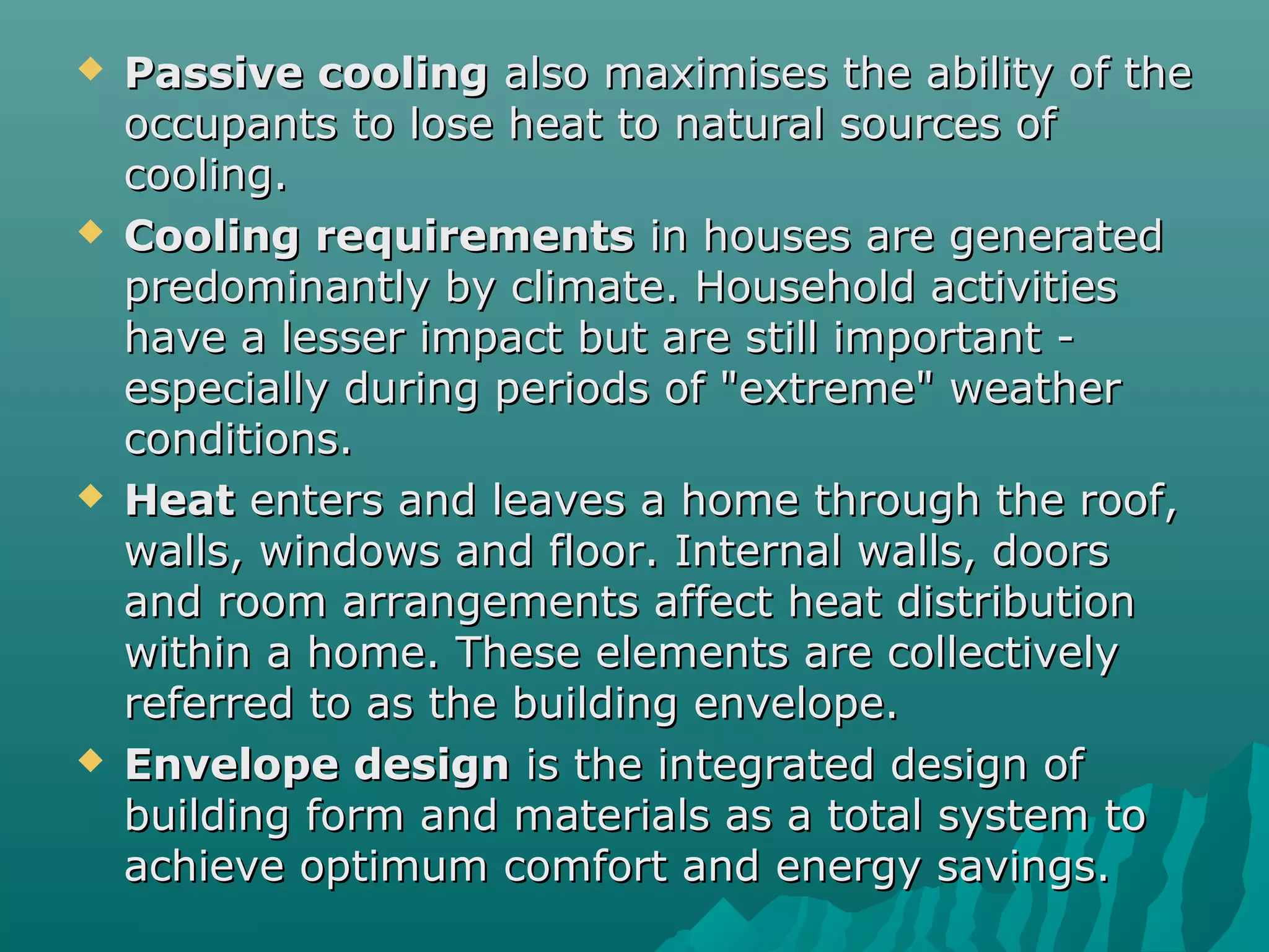Passive Cooling (tropical architecture) | PPT