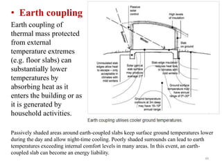 Earth Coupling Direct Method Passive cooling design | PPTX