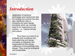 Architectural Passive Design for Tropical Countries | PDF