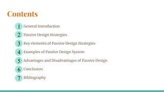 A Presentation on Passive Design Strategies in Architecture | PDF