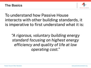 Passive House & Code, Ashrae and other Green Standards | PDF