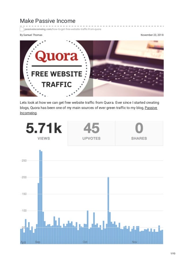 How to Get Traffic From Quora - Quora Marketing (2021)
