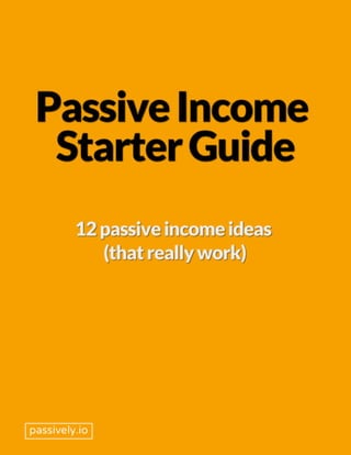 Passive Income Starter Guide | PDF