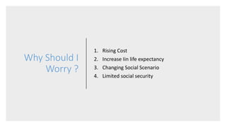 Flow
• Why – necessity
• Passive Saver vs Active Investor
• What to do
• The difference compounding make ( and other arithmetic basics)
• Consistency (early and regular)
• Right Product
i. Debt vs Equity
ii. Insurance & Saving
iii. Mutual Fund
iv. Taxation Impact
v. Liquidity
3
 