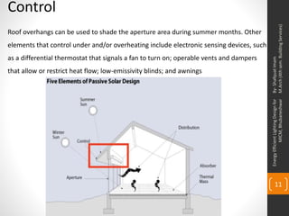 Passive solar building design | PPTX
