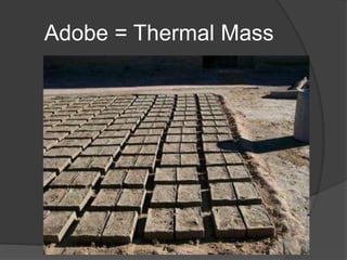 Adobe = Thermal Mass