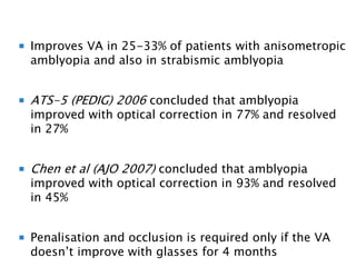 Passive Therapy in Management of Amblyopia (healthkura.com) | PPTX