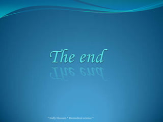 equilibrium -all molecules occupy the same amount of space* Nafly Hussain * Biomedical science *