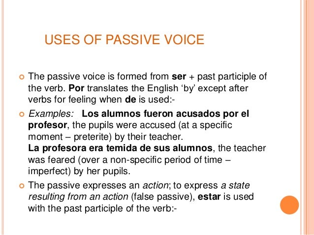 Passive voice