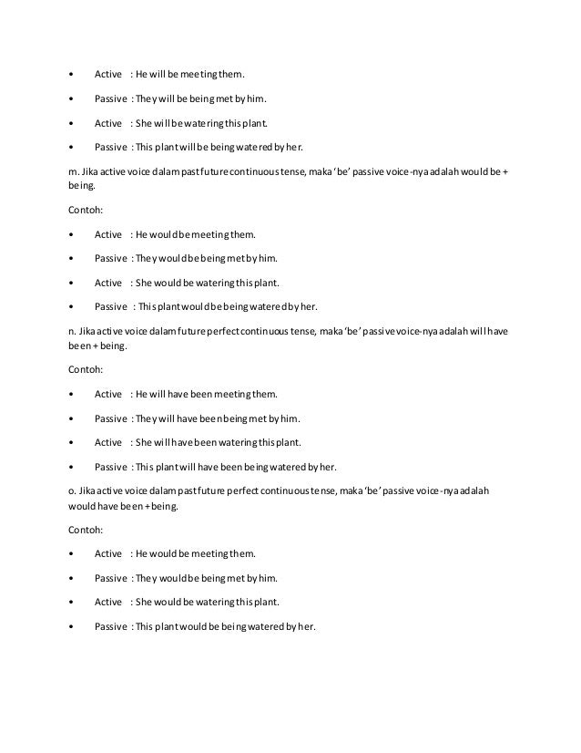 Passive Voice