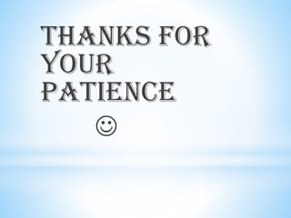 Thanks for
your
patience

 