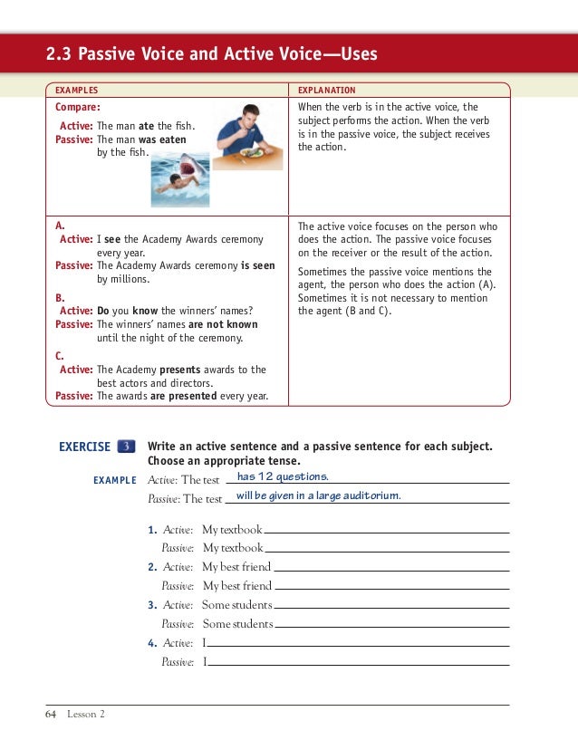 Passive Voice Explanation