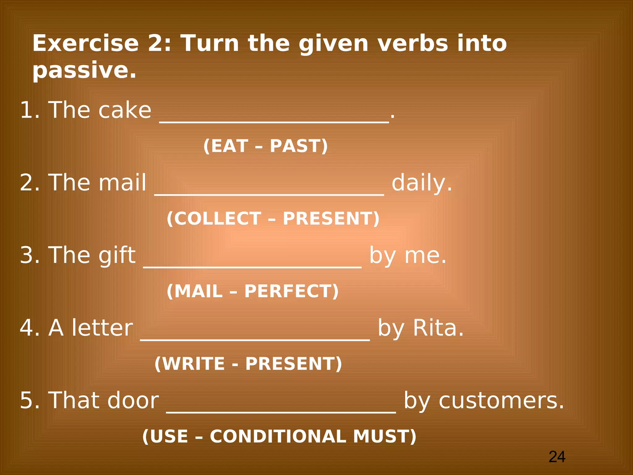Passive Voice II | PPT
