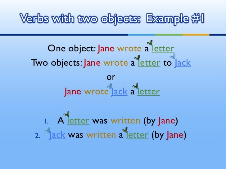 Passive voice presentation