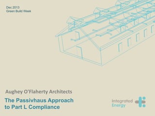 Dec 2013
Green Build Week

Aughey O'Flaherty Architects
The Passivhaus Approach
to Part L Compliance

 