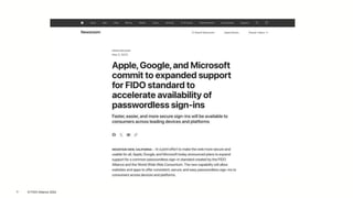 © FIDO Alliance 2024
8
 