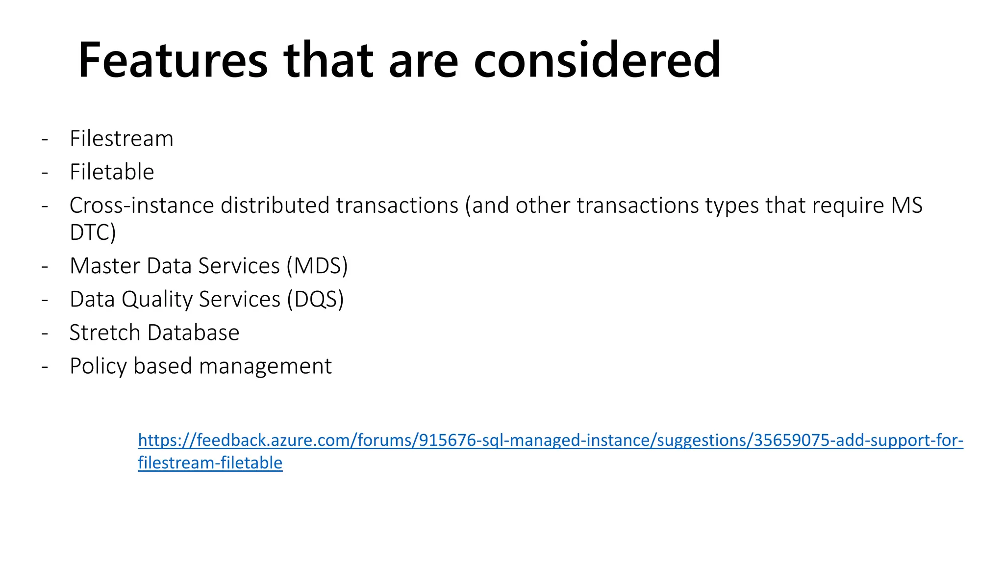 The Evolution of SQL Server as a Service - SQL Azure Managed Instance | PPT